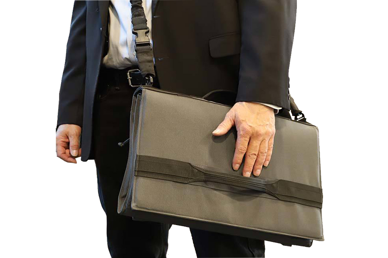 This briefcase can transform into a bulletproof shield and stop a .44  Magnum round - Luxurylaunches